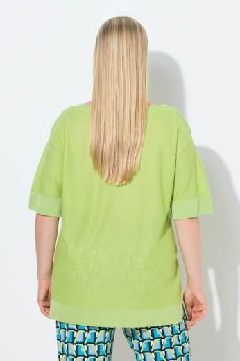 Moda za polnejše Pulover kratkih rukava šireg kroja plus velikost, xxl, Ulla Popken in Johann Popken (JP1880)