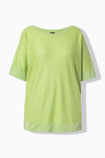 Moda za polnejše Pulover kratkih rukava šireg kroja plus velikost, xxl, Ulla Popken in Johann Popken (JP1880)