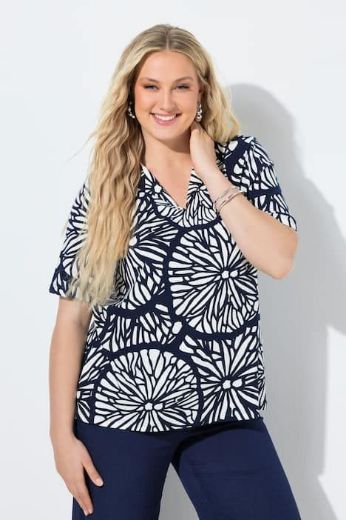 Moda za polnejše Majica kratkih rukava plus velikost, xxl, Ulla Popken in Johann Popken (JP1880)