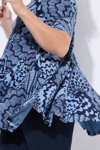 Moda za polnejše Majica kratkih rukava s izrezom plus velikost, xxl, Ulla Popken in Johann Popken (JP1880)