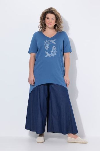 Moda za polnejše Majica kratkih rukava pamučna plus velikost, xxl, Ulla Popken in Johann Popken (JP1880)