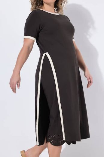 Moda za polnejše Haljina bez rukava s ukrasnim obrubom plus velikost, xxl, Ulla Popken in Johann Popken (JP1880)