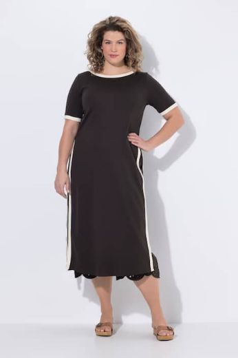 Moda za polnejše Haljina bez rukava s ukrasnim obrubom plus velikost, xxl, Ulla Popken in Johann Popken (JP1880)