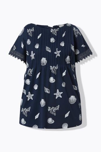 Moda za polnejše Majica kratkih rukava pamučna plus velikost, xxl, Ulla Popken in Johann Popken (JP1880)