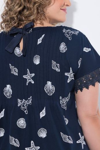 Moda za polnejše Majica kratkih rukava pamučna plus velikost, xxl, Ulla Popken in Johann Popken (JP1880)