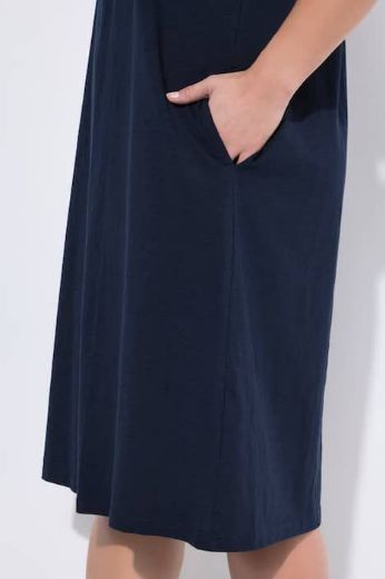 Moda za polnejše Haljina midi kratkih rukava plus velikost, xxl, Ulla Popken in Johann Popken (JP1880)