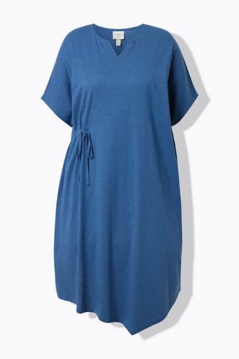 Moda za polnejše Haljina midi kratkih rukava pamučna plus velikost, xxl, Ulla Popken in Johann Popken (JP1880)