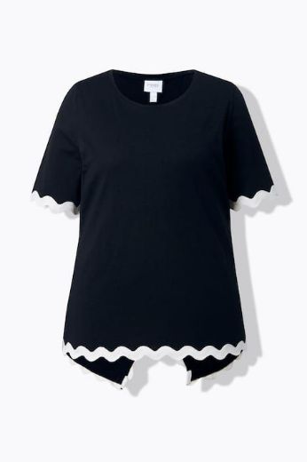 Moda za polnejše Majica kratkih rukava pamučna plus velikost, xxl, Ulla Popken in Johann Popken (JP1880)