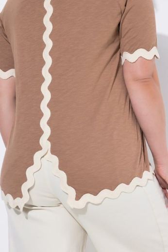 Moda za polnejše Majica kratkih rukava pamučna plus velikost, xxl, Ulla Popken in Johann Popken (JP1880)