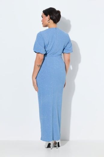 Moda za polnejše Haljina svečana maxi kratkih rukava omotanog izgleda plus velikost, xxl, Ulla Popken in Johann Popken (JP1880)