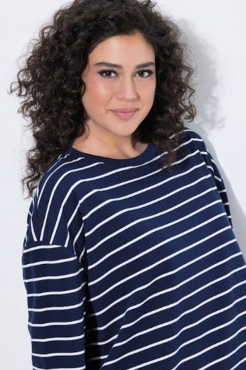 Moda za polnejše Majica dugih rukava okruglog izreza plus velikost, xxl, Ulla Popken in Johann Popken (JP1880)