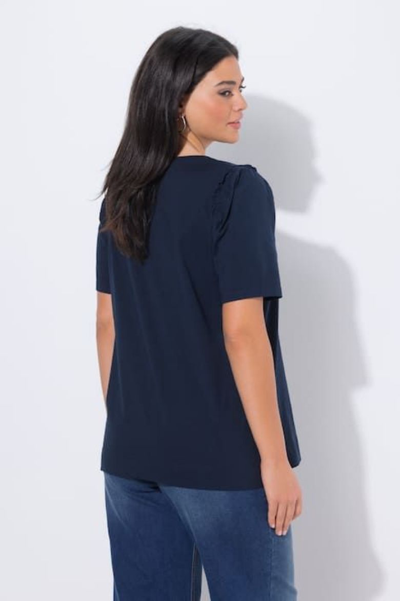 Moda za polnejše Majica kratkih rukava A kroja okruglog izreza plus velikost, xxl, Ulla Popken in Johann Popken (JP1880)