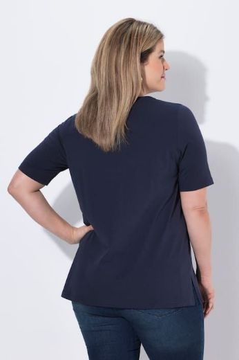 Moda za polnejše Majica kratkih rukava četvrtasti izrez plus velikost, xxl, Ulla Popken in Johann Popken (JP1880)