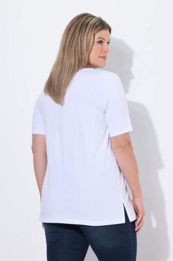 Moda za polnejše Majica kratkih rukava četvrtasti izrez plus velikost, xxl, Ulla Popken in Johann Popken (JP1880)