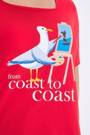 Moda za polnejše Majica kratkih rukava četvrtasti izrez plus velikost, xxl, Ulla Popken in Johann Popken (JP1880)