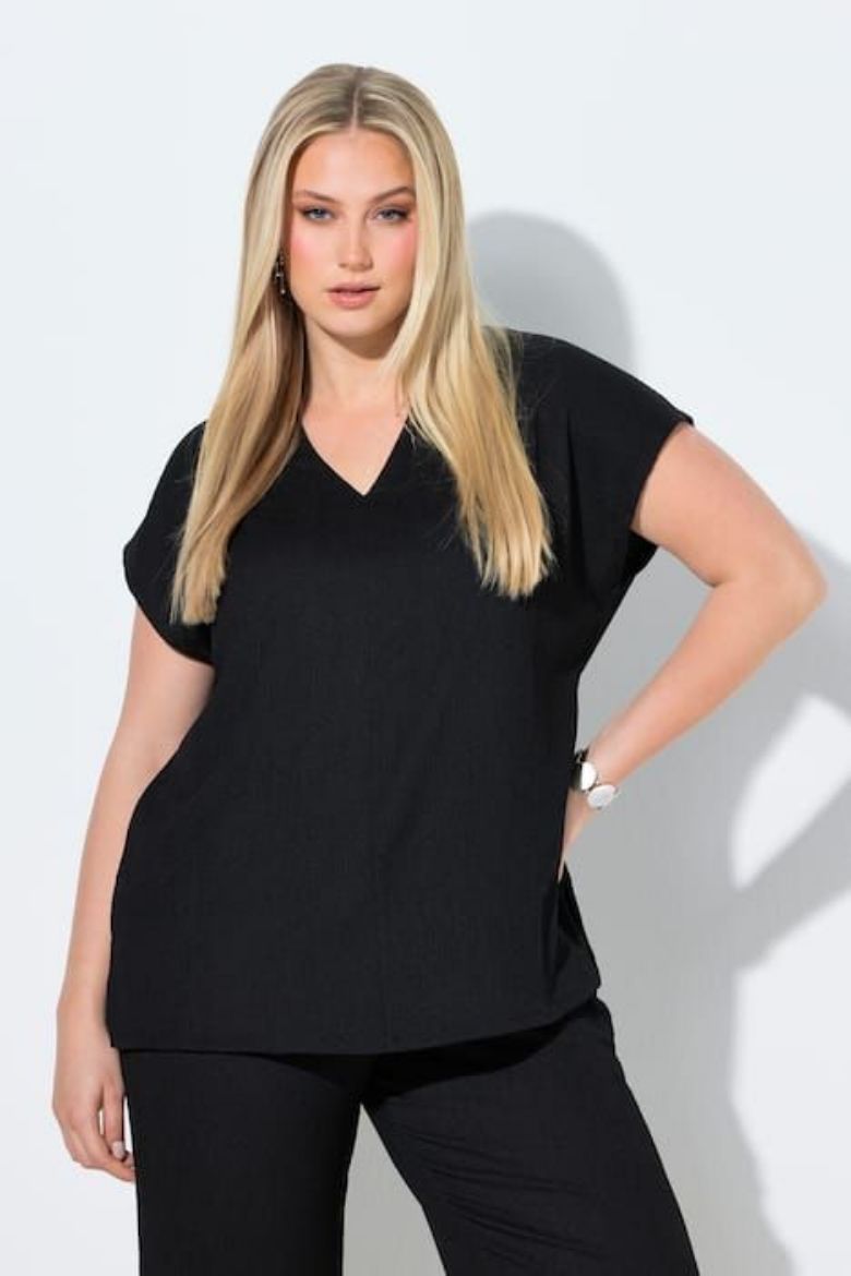 Moda za polnejše Majica kratkih rukava šireg kroja plus velikost, xxl, Ulla Popken in Johann Popken (JP1880)