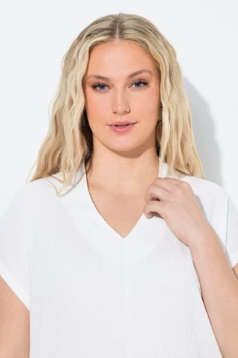 Moda za polnejše Majica kratkih rukava šireg kroja plus velikost, xxl, Ulla Popken in Johann Popken (JP1880)