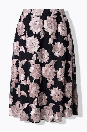 Moda za polnejše Suknja A kroja elastičnog struka plus velikost, xxl, Ulla Popken in Johann Popken (JP1880)