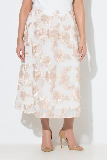 Moda za polnejše Suknja A kroja elastičnog struka plus velikost, xxl, Ulla Popken in Johann Popken (JP1880)