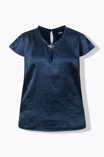 Moda za polnejše Bluza kratkih rukava A kroja plus velikost, xxl, Ulla Popken in Johann Popken (JP1880)