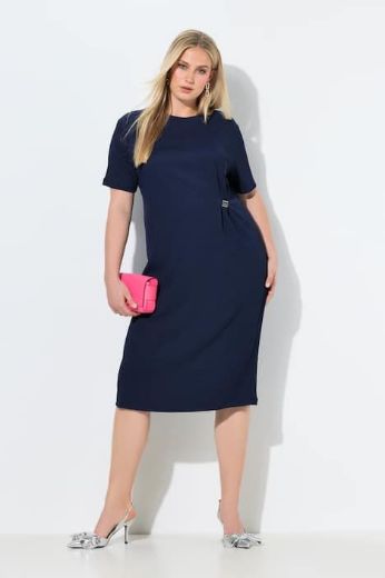 Moda za polnejše Haljina midi kratkih rukava plus velikost, xxl, Ulla Popken in Johann Popken (JP1880)