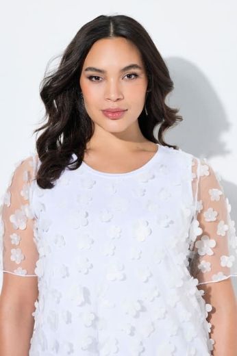 Moda za polnejše Majica kratkih rukava okruglog izreza plus velikost, xxl, Ulla Popken in Johann Popken (JP1880)