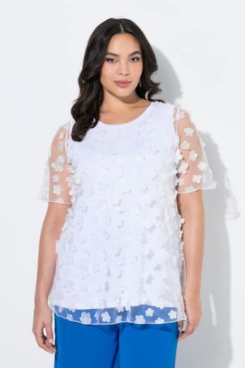 Moda za polnejše Majica kratkih rukava okruglog izreza plus velikost, xxl, Ulla Popken in Johann Popken (JP1880)