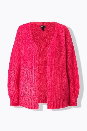 Moda za polnejše Kardigan pleteni otvorenog kroja plus velikost, xxl, Ulla Popken in Johann Popken (JP1880)