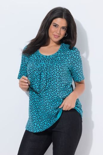 Moda za polnejše Majica kratkih rukava A kroja plus velikost, xxl, Ulla Popken in Johann Popken (JP1880)