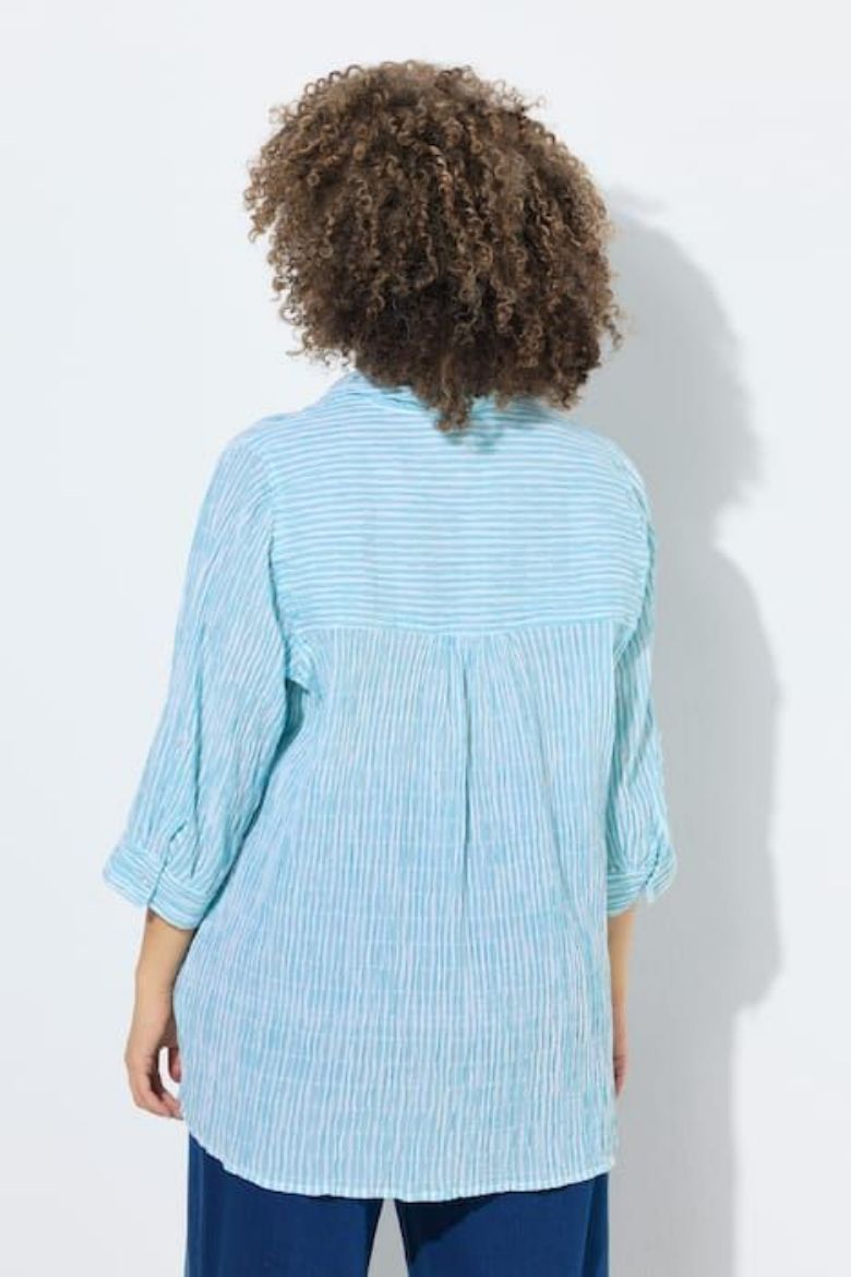 Moda za polnejše Bluza 3/4 rukava A kroja plus velikost, xxl, Ulla Popken in Johann Popken (JP1880)