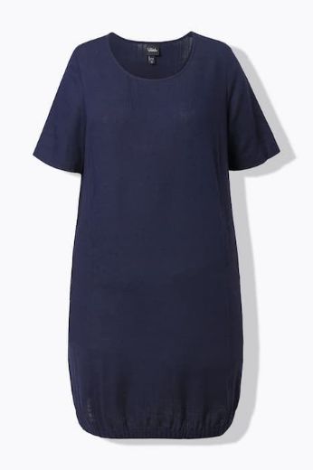 Moda za polnejše Haljina midi kratkih rukava A kroja plus velikost, xxl, Ulla Popken in Johann Popken (JP1880)