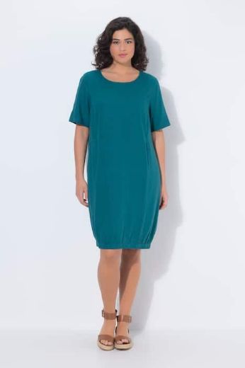 Moda za polnejše Haljina midi kratkih rukava A kroja plus velikost, xxl, Ulla Popken in Johann Popken (JP1880)