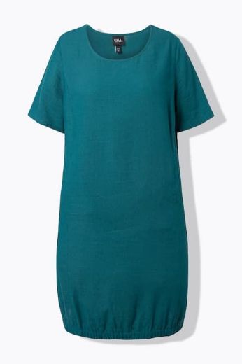 Moda za polnejše Haljina midi kratkih rukava A kroja plus velikost, xxl, Ulla Popken in Johann Popken (JP1880)