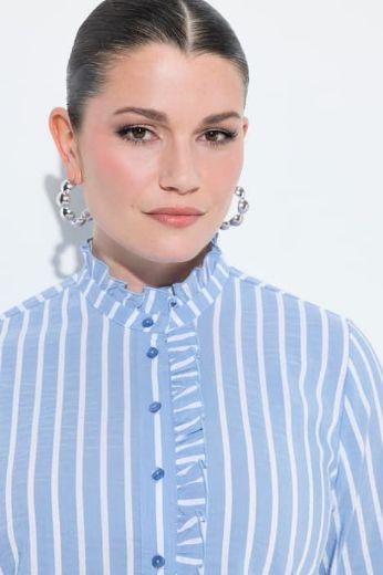 Moda za polnejše Bluza 3/4 rukava A kroja plus velikost, xxl, Ulla Popken in Johann Popken (JP1880)