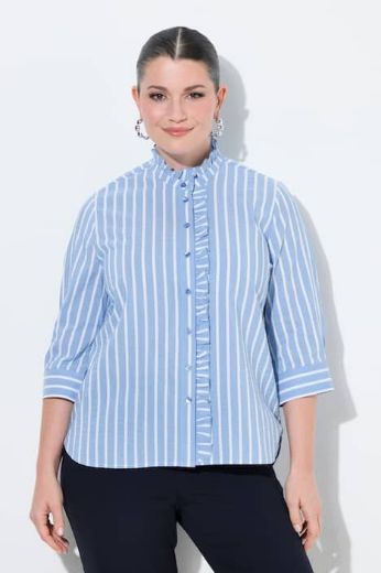 Moda za polnejše Bluza 3/4 rukava A kroja plus velikost, xxl, Ulla Popken in Johann Popken (JP1880)