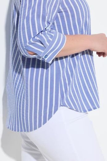 Moda za polnejše Bluza 3/4 rukava A kroja plus velikost, xxl, Ulla Popken in Johann Popken (JP1880)