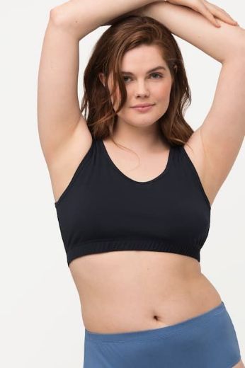 Moda za polnejše Grudnjak bez žica širokih naramenica plus velikost, xxl, Ulla Popken in Johann Popken (JP1880)