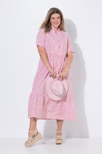 Moda za polnejše Haljina maxi kratkih rukava A kroja plus velikost, xxl, Ulla Popken in Johann Popken (JP1880)