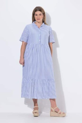 Moda za polnejše Haljina maxi kratkih rukava A kroja plus velikost, xxl, Ulla Popken in Johann Popken (JP1880)