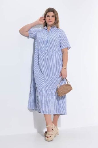 Moda za polnejše Haljina maxi kratkih rukava A kroja plus velikost, xxl, Ulla Popken in Johann Popken (JP1880)