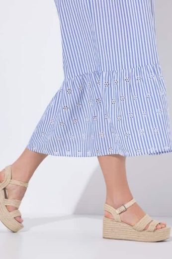 Moda za polnejše Haljina maxi kratkih rukava A kroja plus velikost, xxl, Ulla Popken in Johann Popken (JP1880)