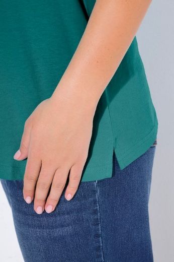 Moda za polnejše Top V ovratnika plus velikost, xxl, Ulla Popken in Johann Popken (JP1880)