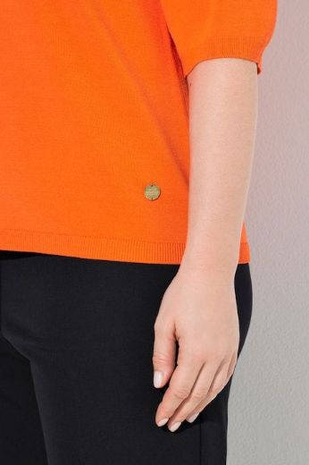 Moda za polnejše Pulover polu rukava V ovratnika plus velikost, xxl, Ulla Popken in Johann Popken (JP1880)