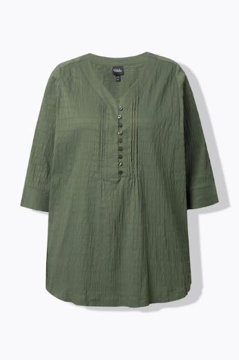 Moda za polnejše Bluza 3/4 rukavi plus velikost, xxl, Ulla Popken in Johann Popken (JP1880)