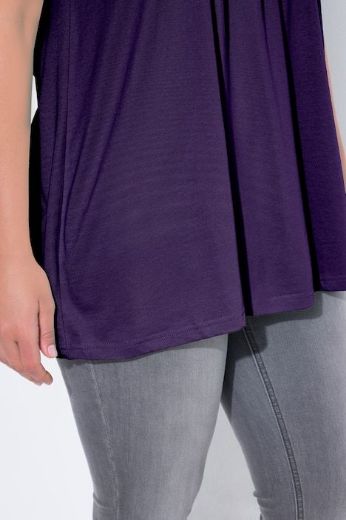 Moda za polnejše Majica s naborima duži model plus velikost, xxl, Ulla Popken in Johann Popken (JP1880)