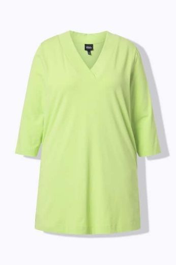 Moda za polnejše Majica duži model V ovratnika plus velikost, xxl, Ulla Popken in Johann Popken (JP1880)