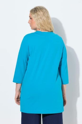 Moda za polnejše Majica duži model V ovratnika plus velikost, xxl, Ulla Popken in Johann Popken (JP1880)