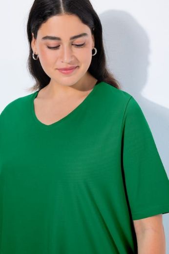 Moda za polnejše Majica V izreza A kroja kratkih rukava plus velikost, xxl, Ulla Popken in Johann Popken (JP1880)