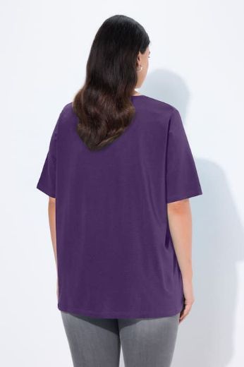 Moda za polnejše Majica V izreza A kroja kratkih rukava plus velikost, xxl, Ulla Popken in Johann Popken (JP1880)