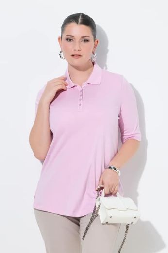 Moda za polnejše Majica Polo kratkih rukava plus velikost, xxl, Ulla Popken in Johann Popken (JP1880)